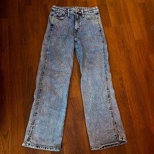 Jeans in big kids baggy legged only worn a few times